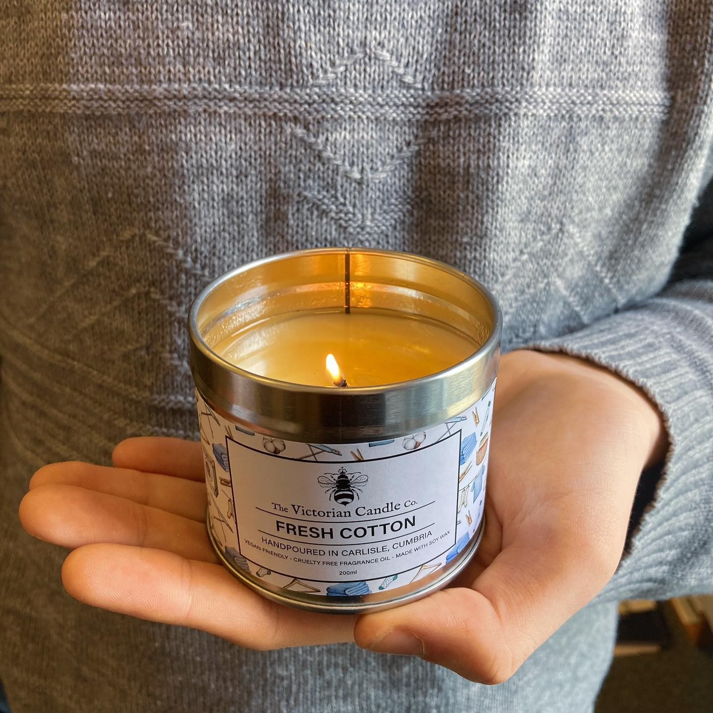 Large Tin Candles (40-50 Hour Burn Time)