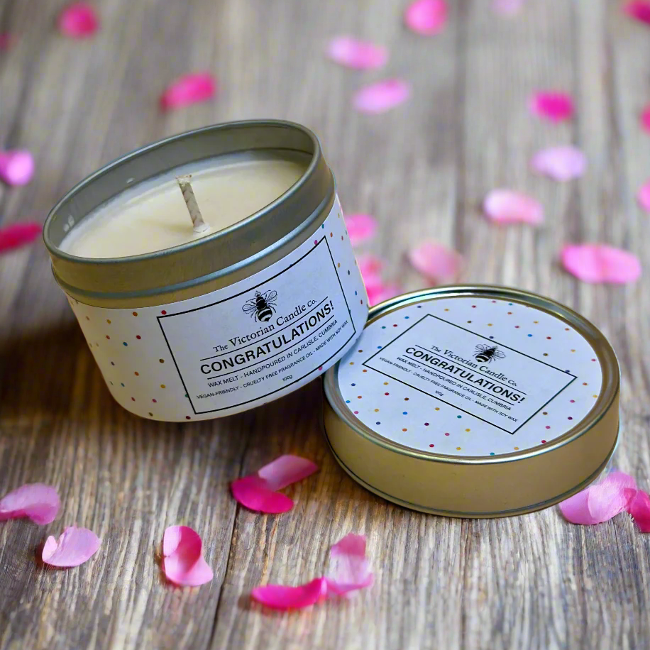 Congratulations - Scented Candle - 100ml Tin