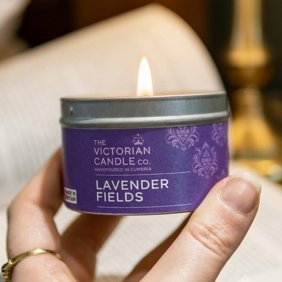 Lavender Fields Scented Soy Candle - 20 Hour Burn