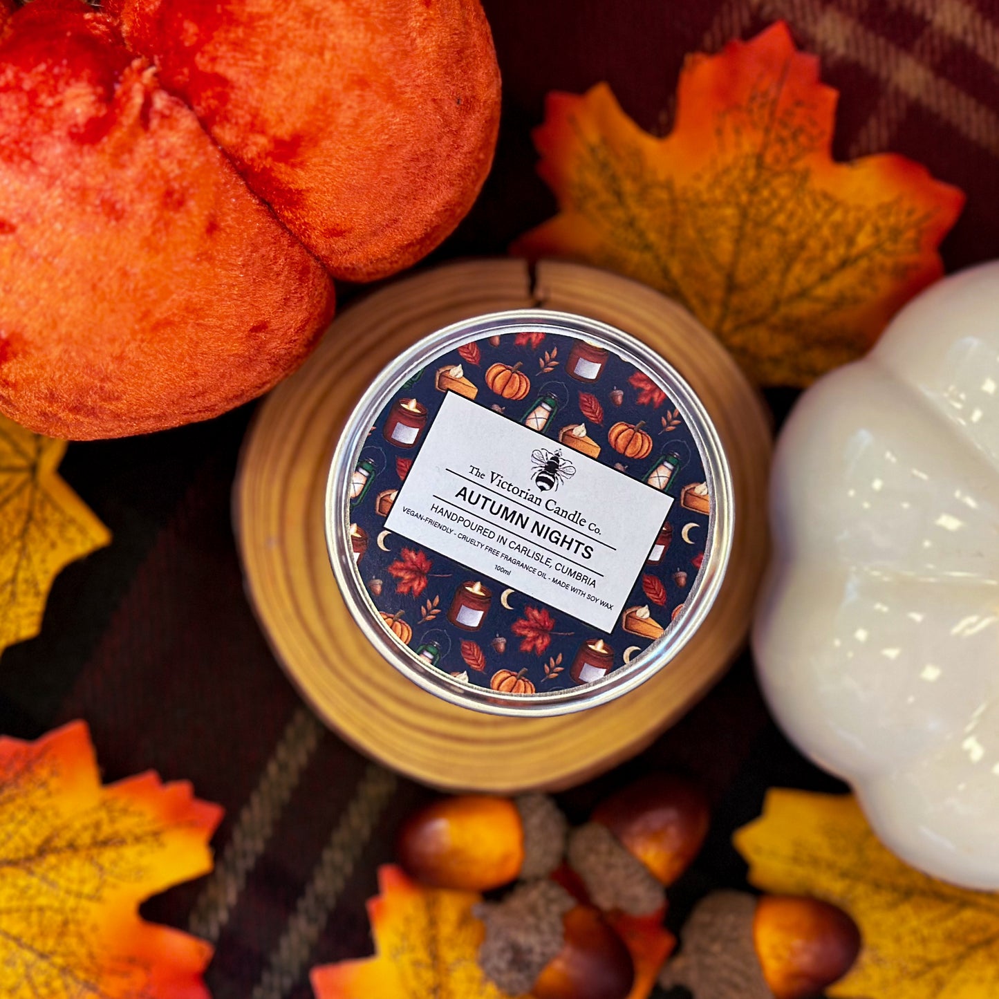 Autumn Nights - Scented Candle - 100ml Tin
