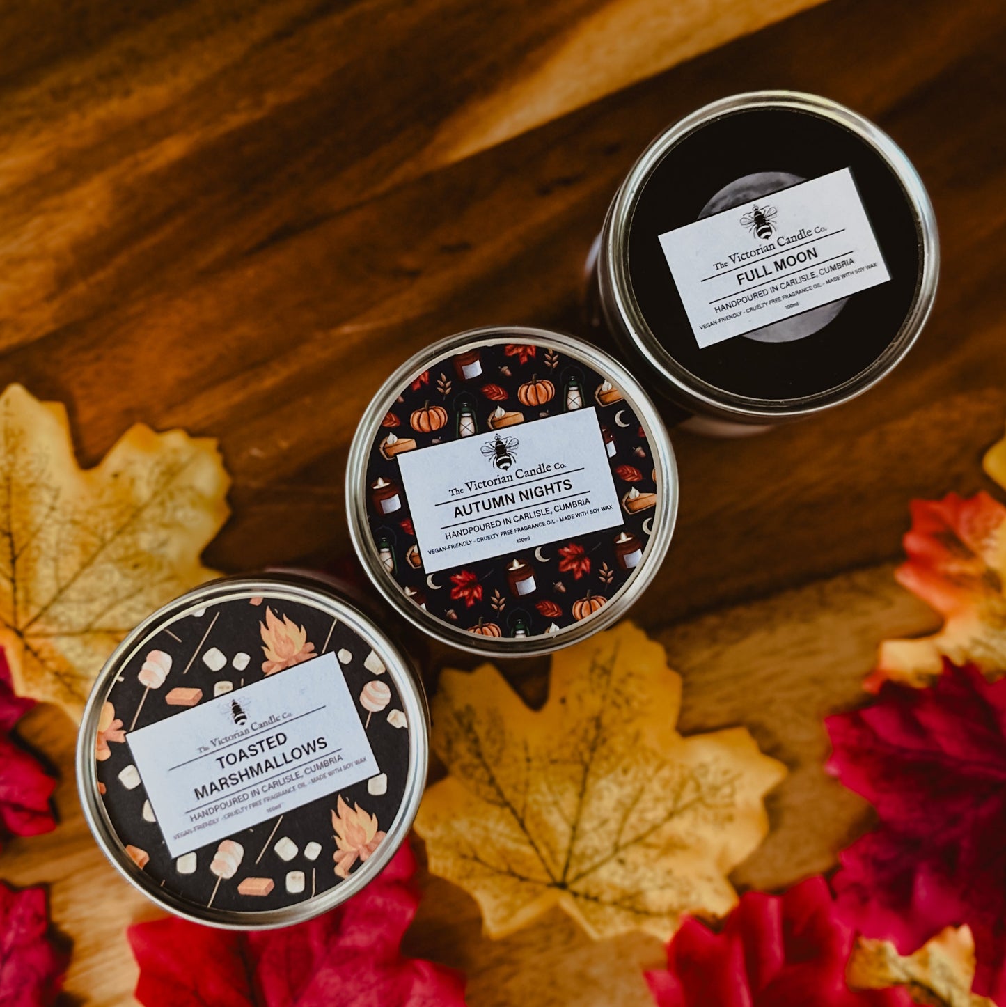 The Moonlight Autumn Trio - 3 x 100ml Tin 🌑