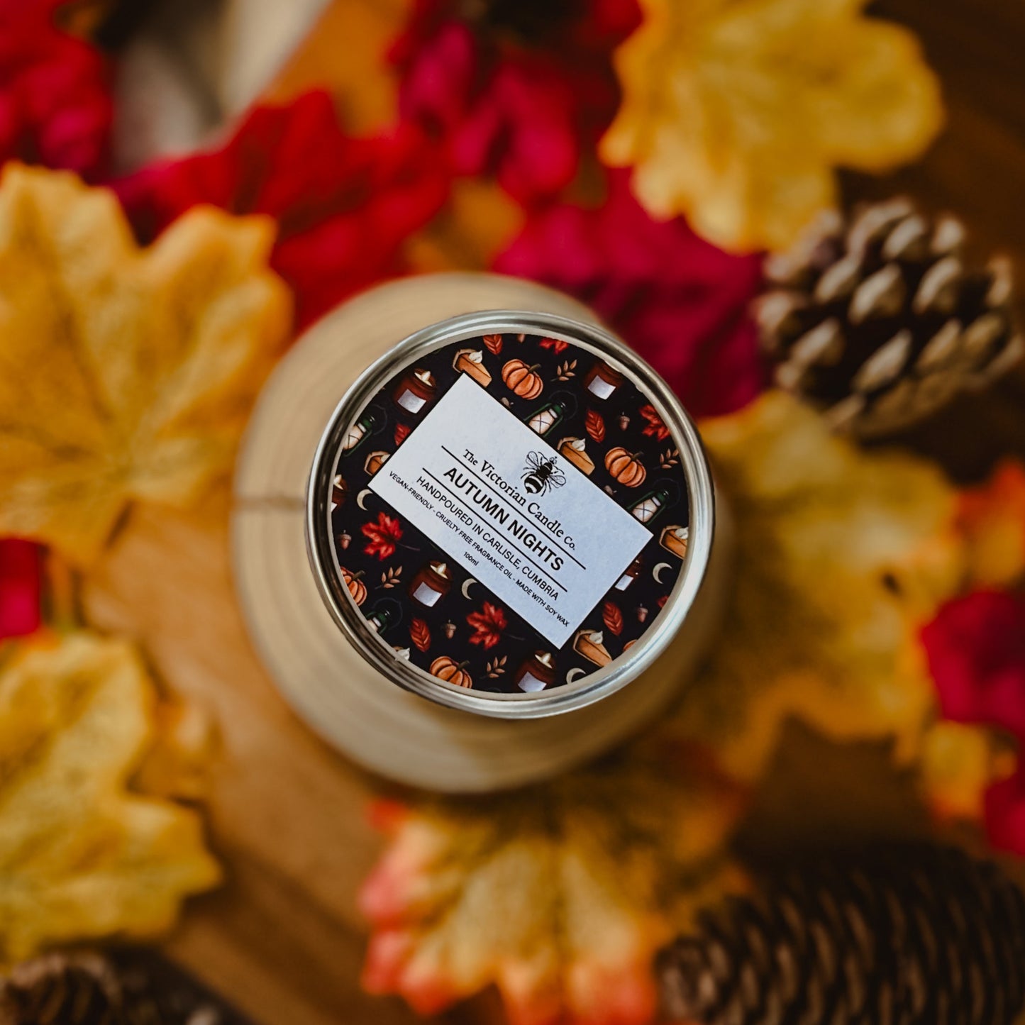Autumn Nights - Scented Candle - 100ml Tin