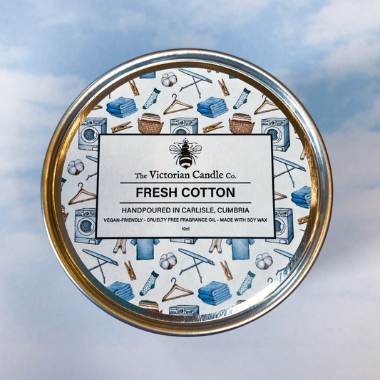 Fresh Cotton - Scented Candle - 100ml Tin