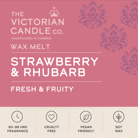 Strawberry & Rhubarb Wax Melt Snap Bar