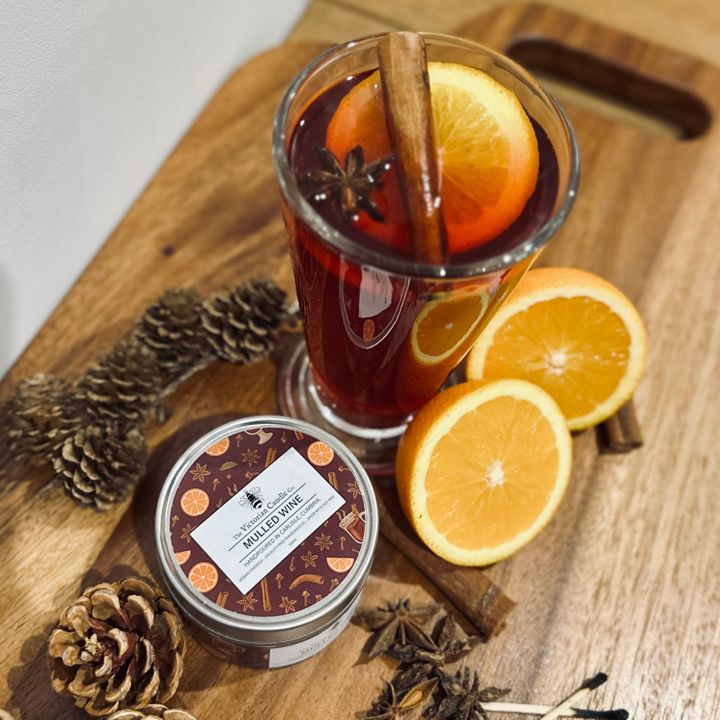 NEW Mulled Wine - Scented Candle - 100ml Tin 🍷
