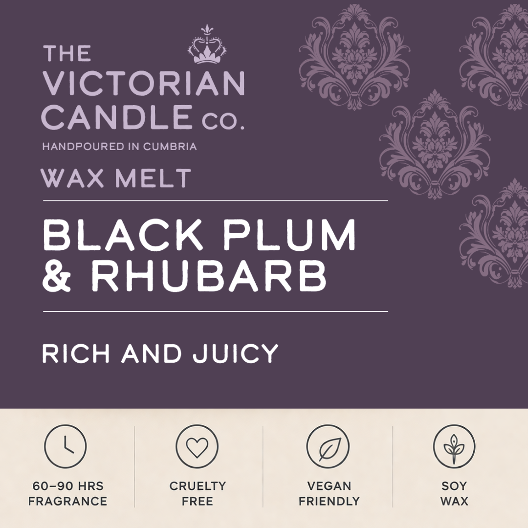 Black Plum & Rhubarb Wax Melt Snap Bar