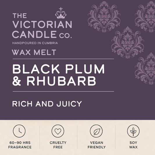 Black Plum & Rhubarb Wax Melt Snap Bar