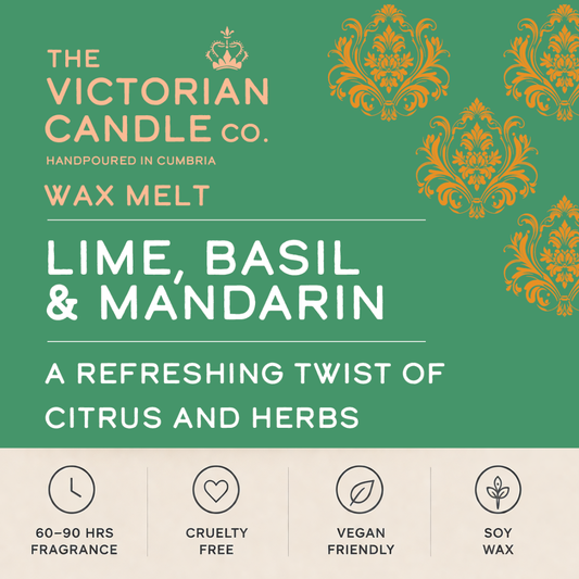 Lime, Basil & Mandarin Wax Melt Snap Bar
