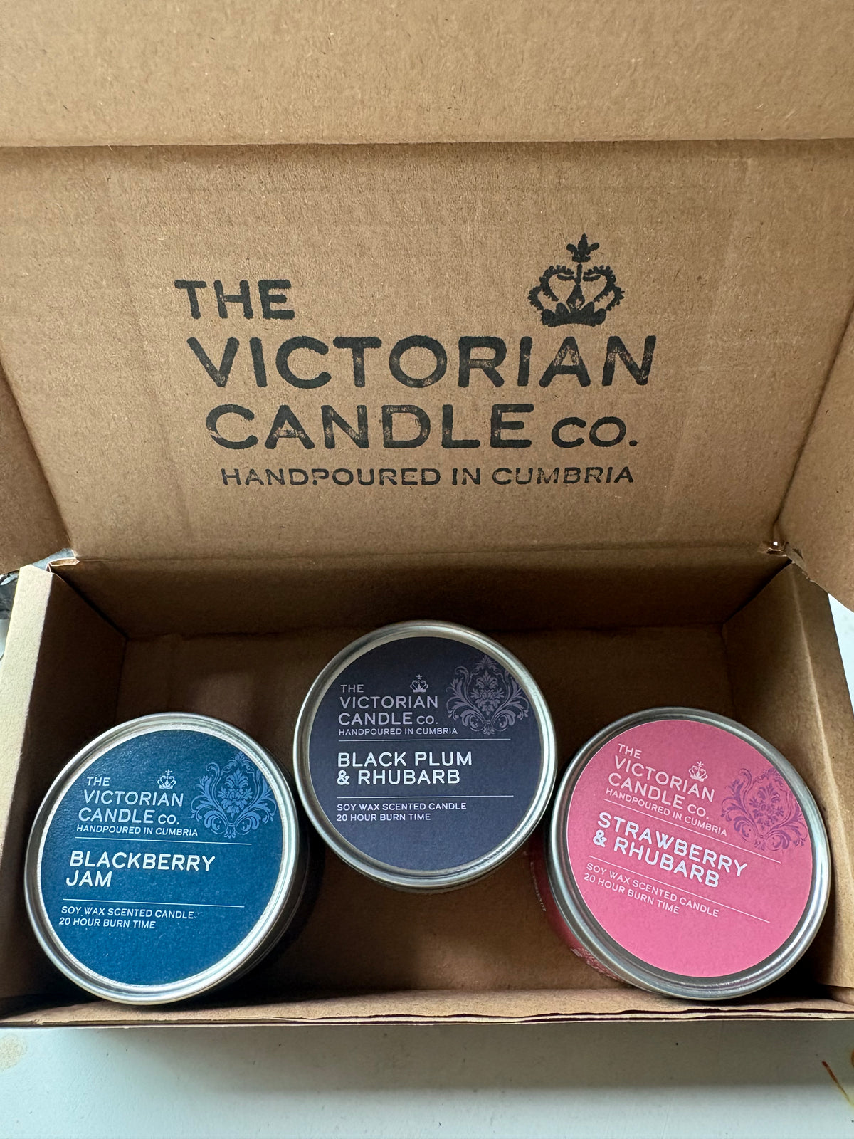 Trio Candle Gift Box – Fruity - The Victorian Candle Co.