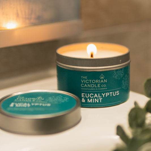 Eucalyptus & Mint Scented Soy Candle - 20 Hour Burn