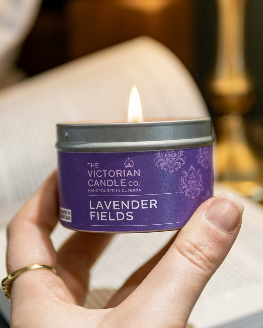 Lavender Fields Scented Soy Candle - 20 Hour Burn