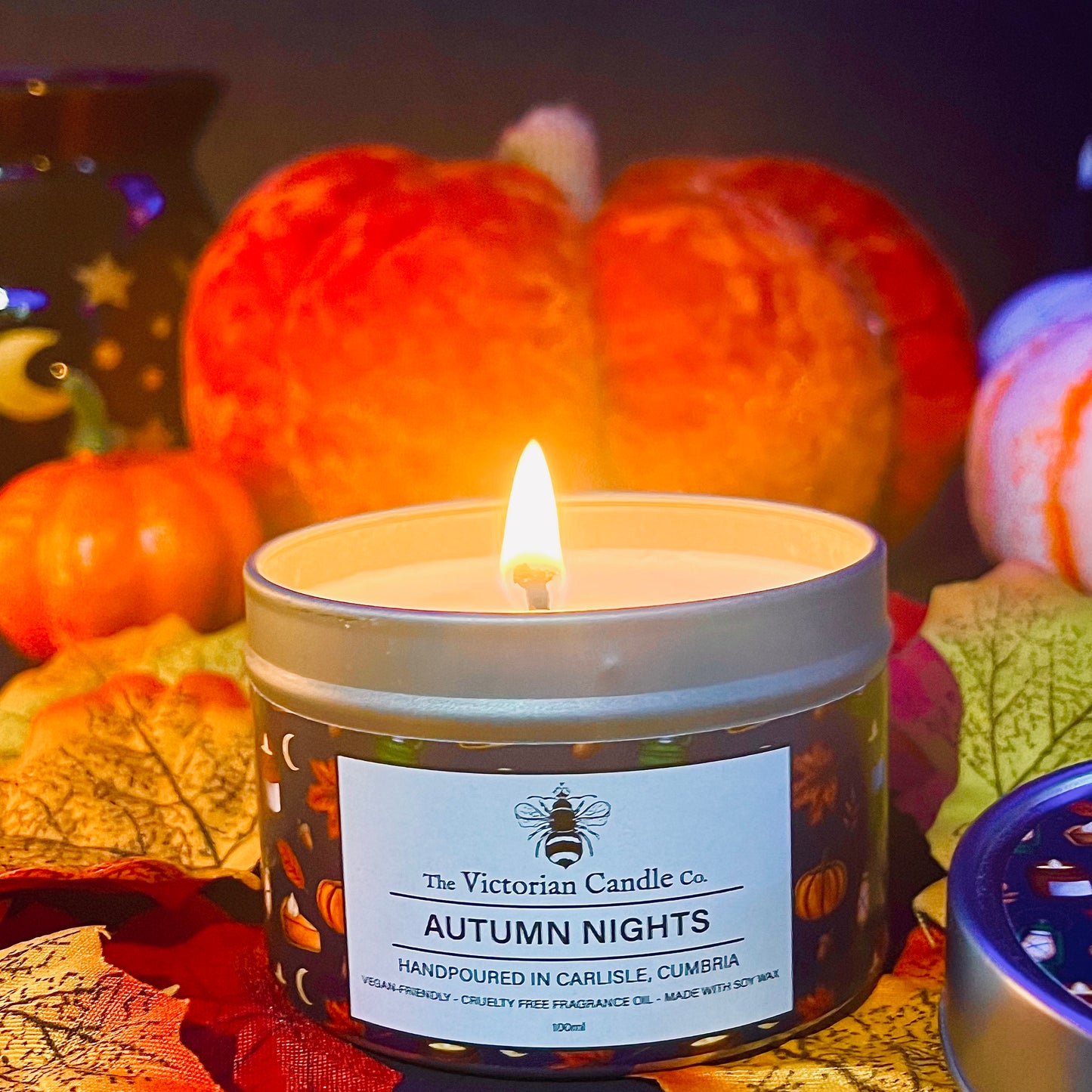 Autumn Nights - Scented Candle - 100ml Tin