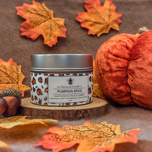 Pumpkin Spice - Scented Candle - 100ml Tin