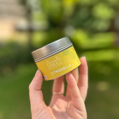 Citronella Scented Soy Candle - 20 Hour Burn