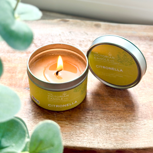Citronella Scented Soy Candle - 20 Hour Burn
