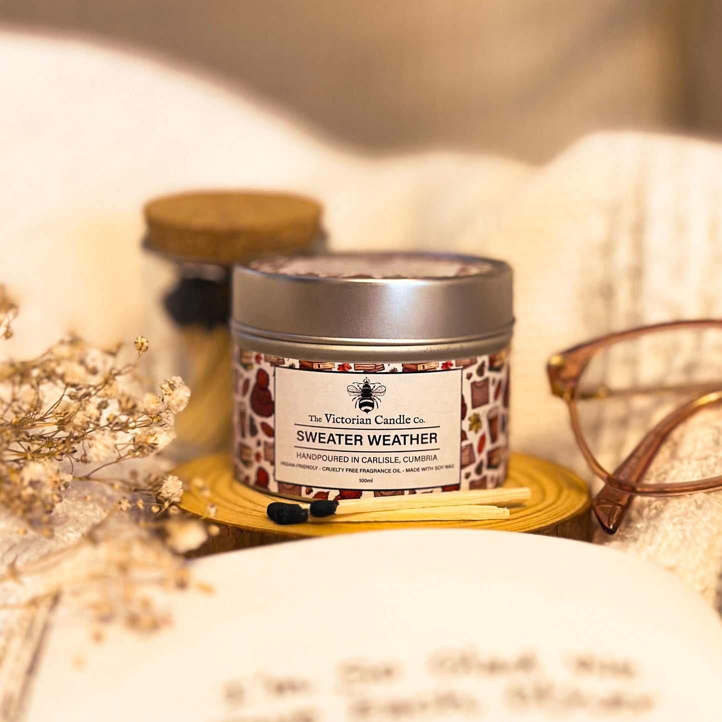 Sweater Weather - Scented Candle - 100ml Tin