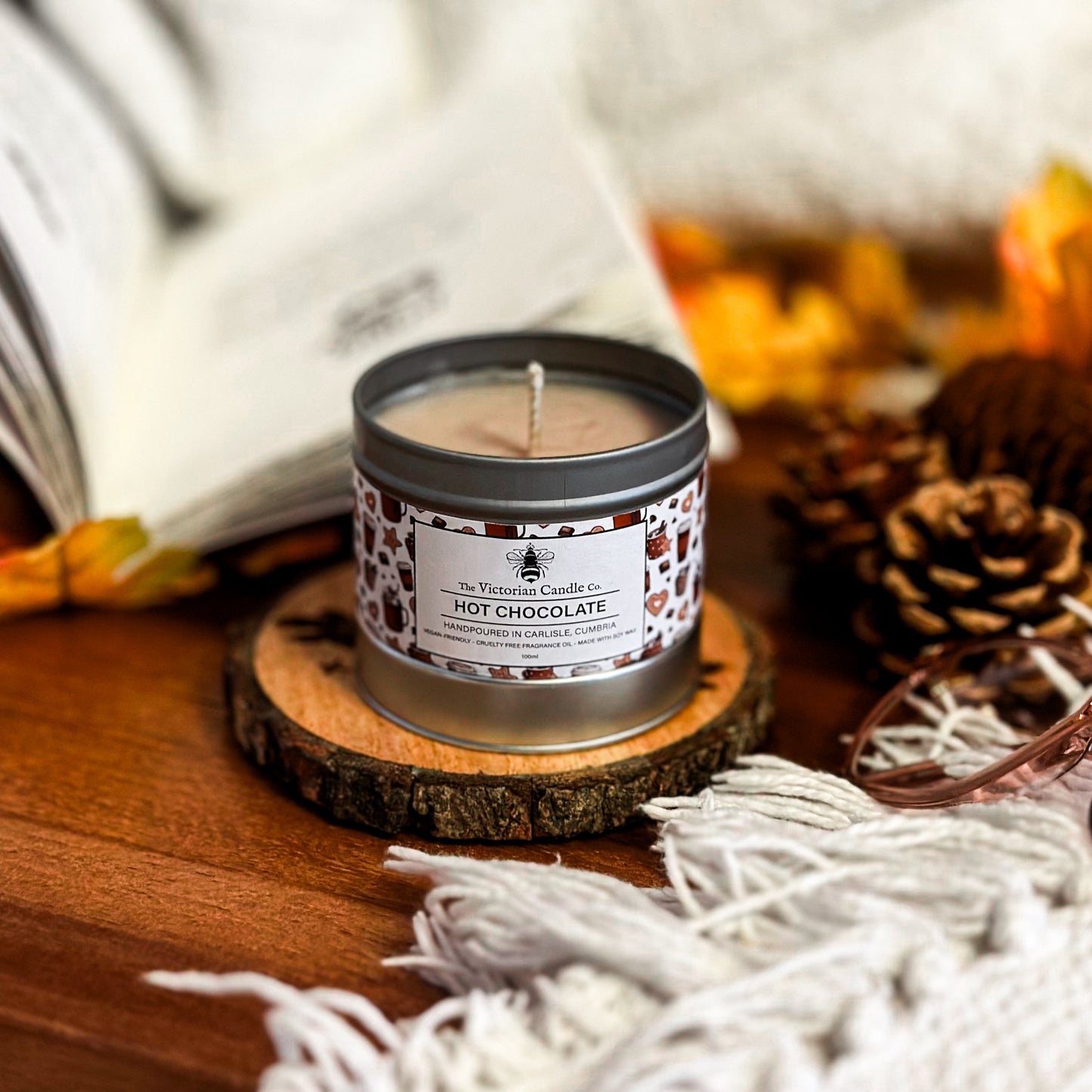 Hot Chocolate - Scented Candle - 100ml Tin
