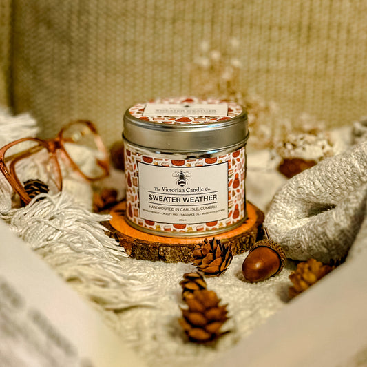(Large) Sweater Weather - Scented Candle - 200ml Tin