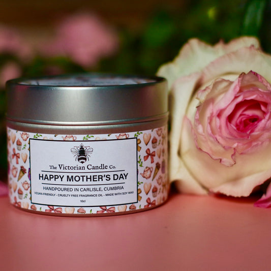 Strawberry & Pink Pepper - Scented Candle - 100ml Tin - Limited Edition for Mother's Day