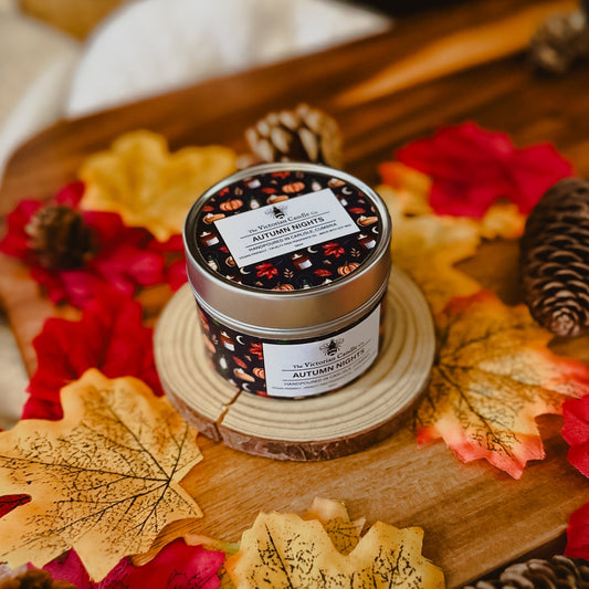 Autumn Nights - Scented Candle - 100ml Tin