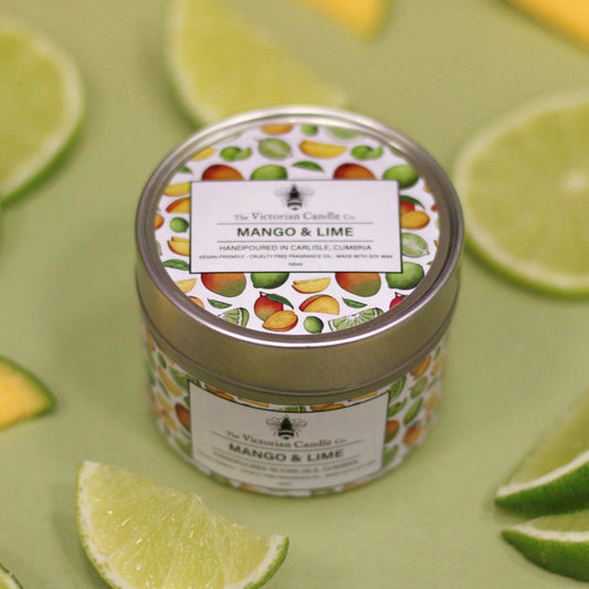 Mango & Lime - Scented Candle - 100ml Tin