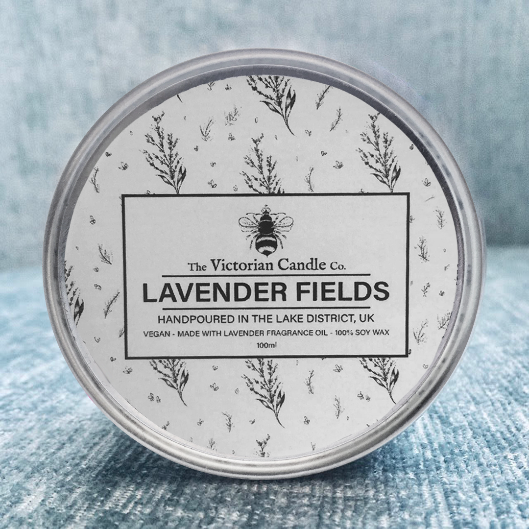 Lavender Fields - Scented Candle - 100ml Tin