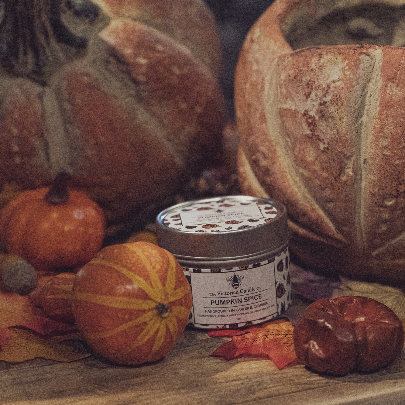 Pumpkin Spice - Scented Candle - 100ml Tin